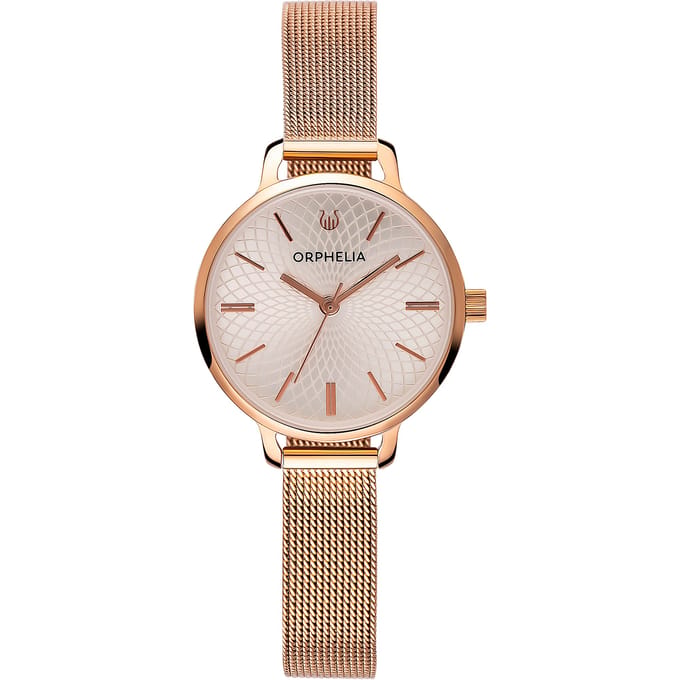 ORPHELIA OR12902 - Horloge - RVS - Rosékleurig - 28 mm