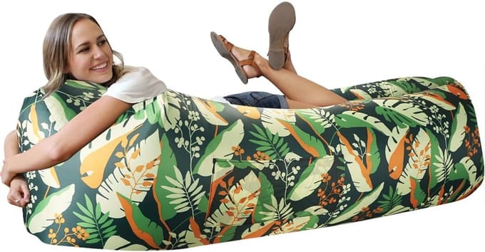 Opblaasbare Loungebank voor Camping Strand en Festivals - Draagbare Luchtsofa