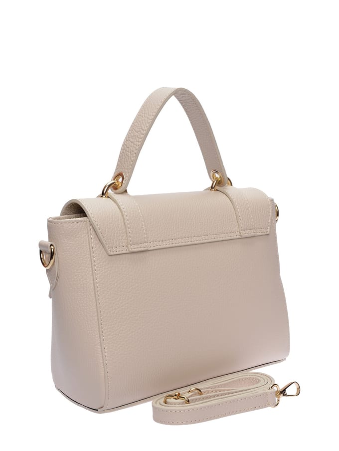 Anna Luchini Beige Rundleer Tas