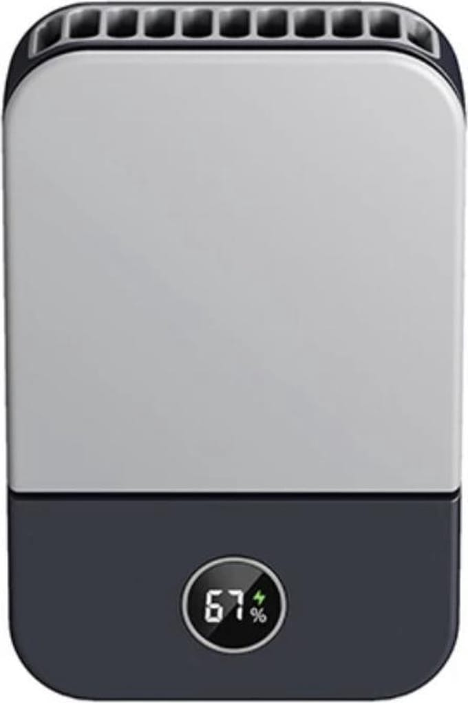 Draagbare nek ventilator - Krachtige USB Draagbare Ventilator | Mini ventilator | Tafel Ventilator | Draagbare Fan | Nek Fan Blauw