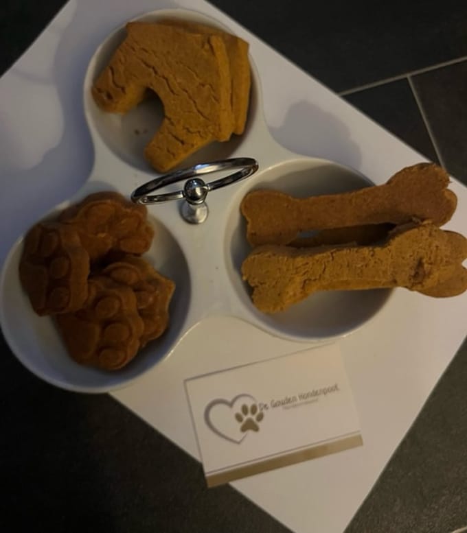 Zelfgemaakte hondenkoekjes 15 stuks