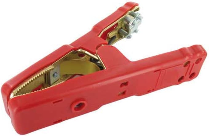 Acculaadtang 600 amp?re rood ge?soleerd 35/ 50 qmm