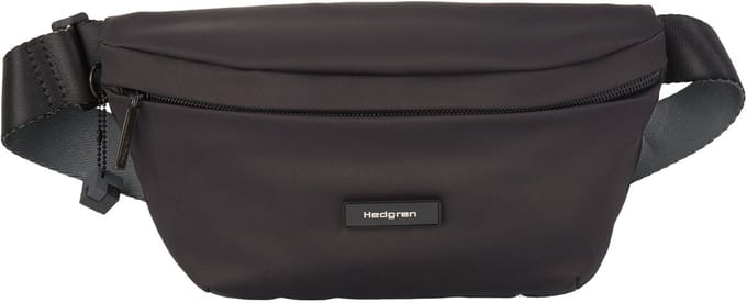 Hedgren Halo – Heuptas – Water- en stofafstotend – Compact & licht – Met sleutelhaak – Polyester – Zwart