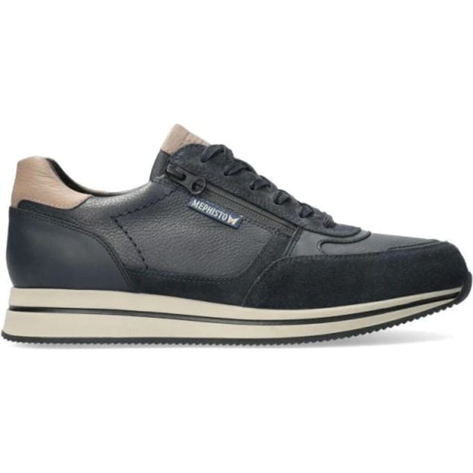 Mephisto Gilford - heren sneaker - Blauw - maat 46 (EU) 11 (UK)
