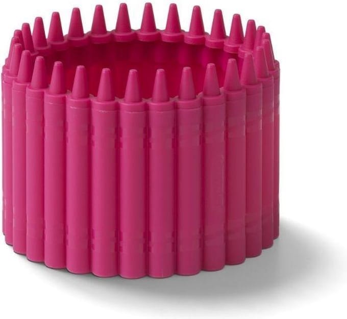 Krijtjesbak | potloodhouder - Roze - Polypropyleen - Crayola