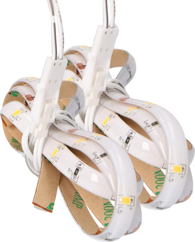 LED's Light LED strip 0.8m - Neutraal wit - Dimbaar - Trapverlichting - 2 stuks - Ledstrip - Led-strips