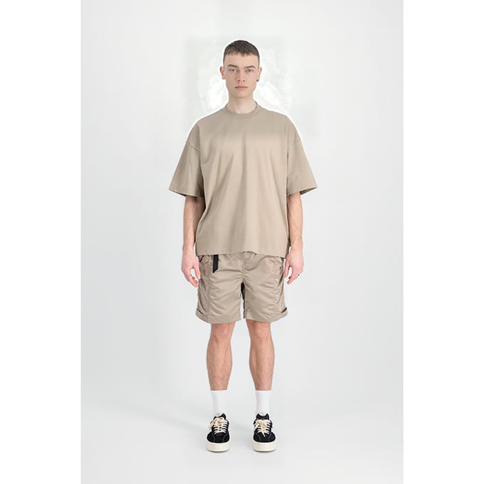Alpha Industries Heavy T Uv Vintage Sand Größe: XS | Basic T-Shirts Outlet | Herren | Braun