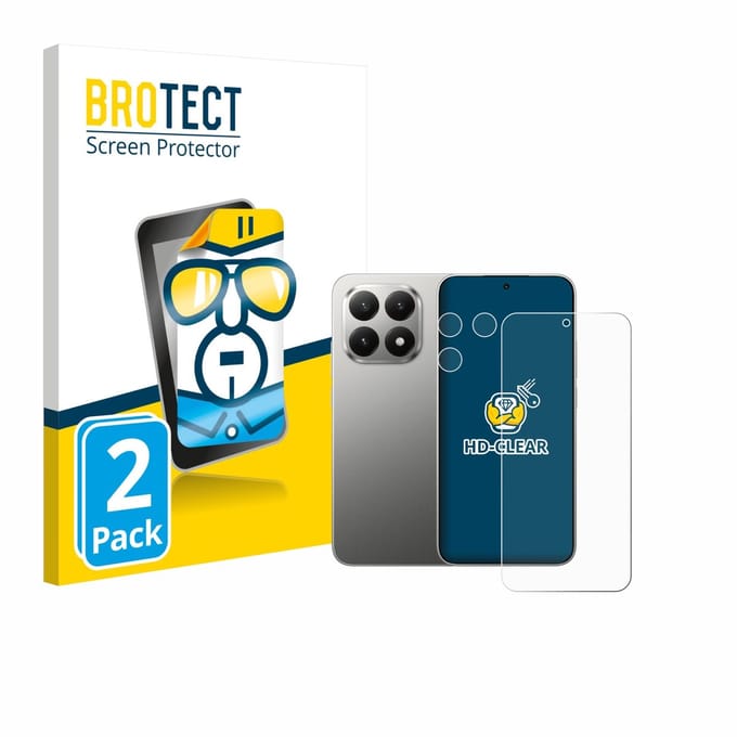 BROTECT - Screenprotector voor Xiaomi 15T (Voor+Camera) - Folie Beschermfolie transparant 2 Stuks