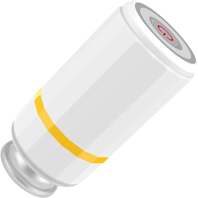 Vacuüm Sealer - Voedsel Saver - Voedsel Bewaren - Elektrisch en Draagbaar - Compact Formaat - Melkachtig Wit