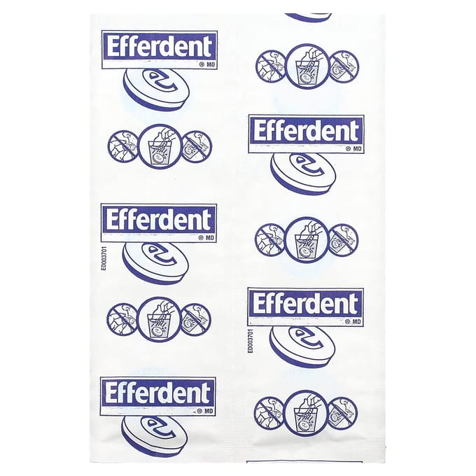 Efferdent, Nettoyant stérile pour prothèses dentaires, Complete Clean, 102 comprimés blue
