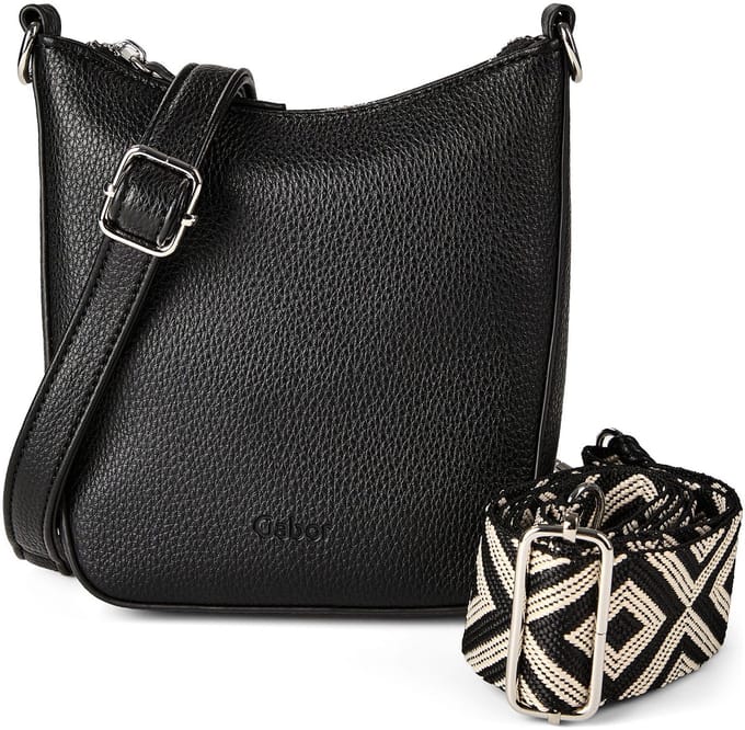 Gabor Schoudertas Linda Cross Bag Black Zwart