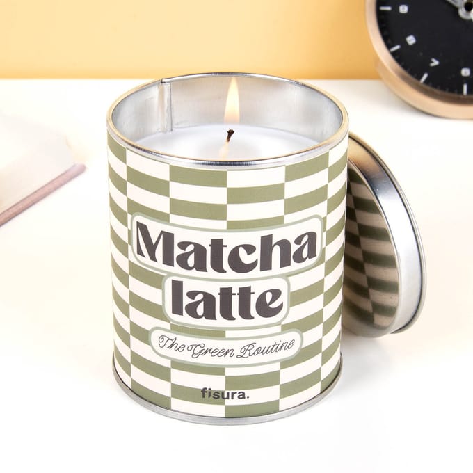 Matcha latte geurkaars van Fisura