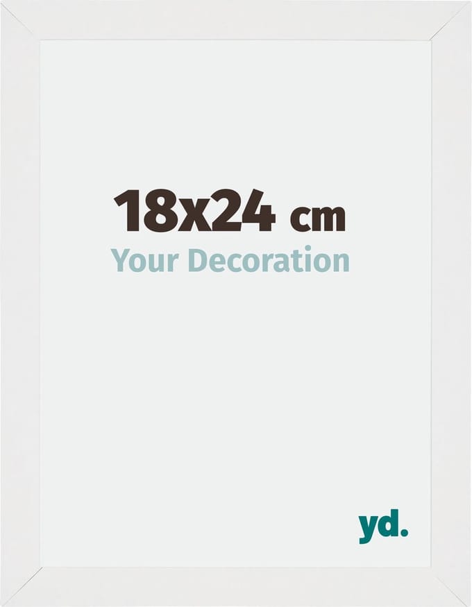 Your Decoration - Fotolijst 18x24 cm - MDF - Wit Hoogglans - Mura