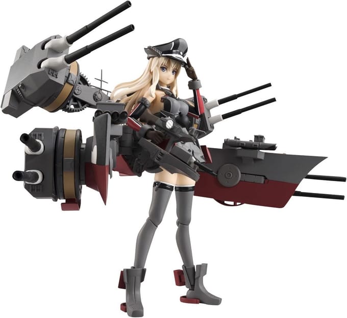 Gedetailleerd Actiefiguur Scheepsbemanning met Kanonnen en Accessoires