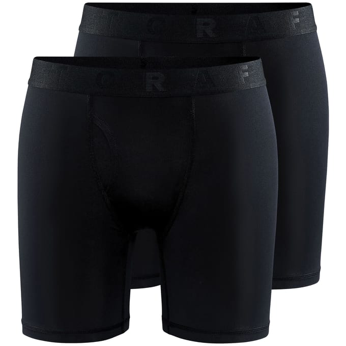 CRAFT ACTIVE BOXER 6-INCH 2-PACK Heren Sportonderbroek - Zwart