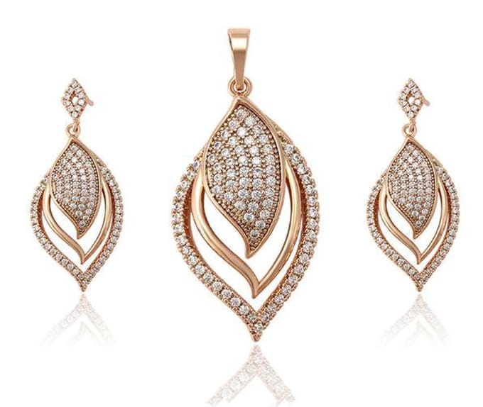 N3 Collecties Hoge kwaliteit roségoud vergulde dames sets
