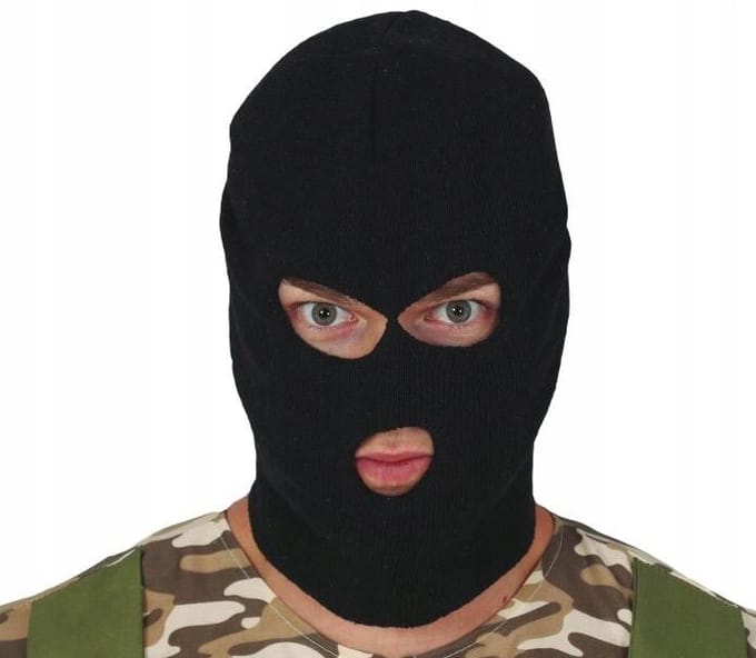 Bal Masque Balaclava Militaire Soldat Commando Voleur Ninja Camouflage black