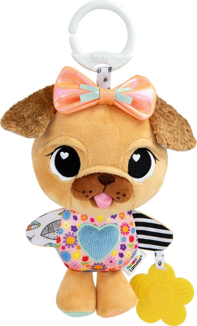 Lamaze Lovely de Hond - Educatief babyspeelgoed - Spelen en ontdekken - Knuffel
