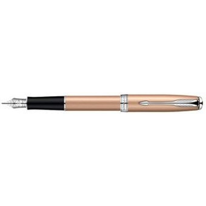 Parker sonnet pink gold ct vulpen met medium schrijfpunt