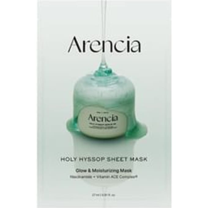 Arencia - Holy Hyssop Sheet Mask 27ml x 1 sheet