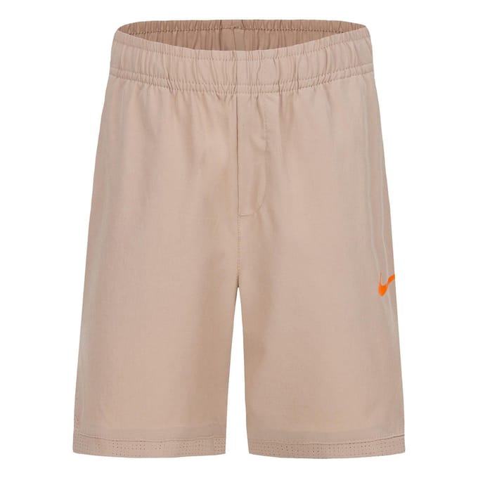 Nike Kinderen/Kinderen Hazy Rays Geweven Korte Broek (Beige)