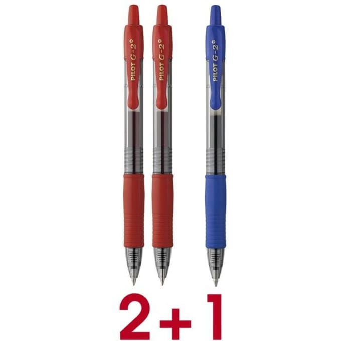 Pilot G-2 – Gel Ink Rode Rollerball pen – Medium Tip