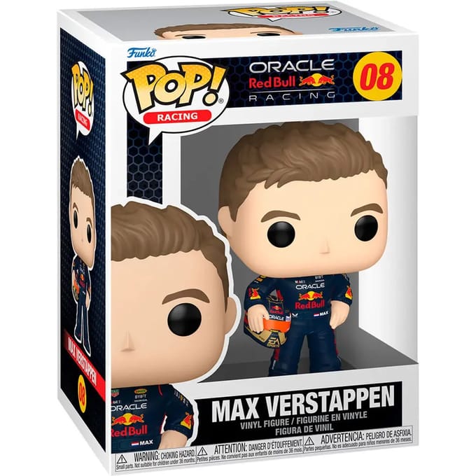 POP! Figures ! Formula 1 - XXX Max Verstappen met Helm Speelpoppen