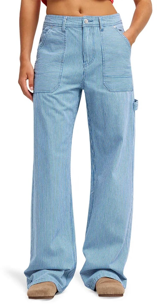 Roxy Howlin Rails Hoogzittende Jeans Blauw 30 Vrouw