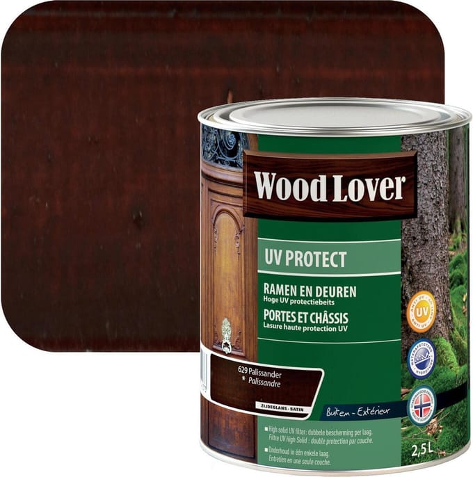 Woodlover Uv Protect - 2.5L - 629 - Rosewood