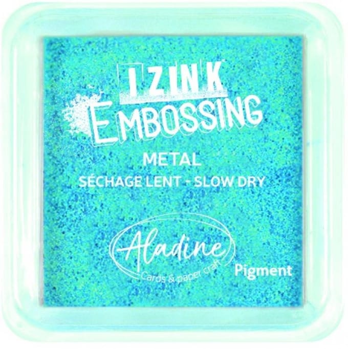 Inkpad Izink Metal Light Blue - M