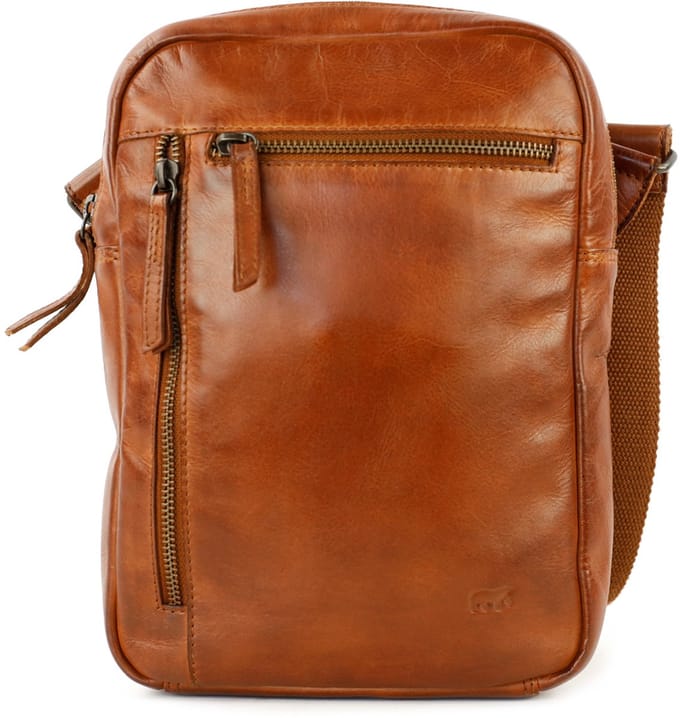Bear Design Jody Kleine Schoudertas Heren - Leer - Cognac