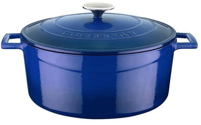 Lava Braadpan - 28 cm - 6.71 liter - Gietijzer - Blauw