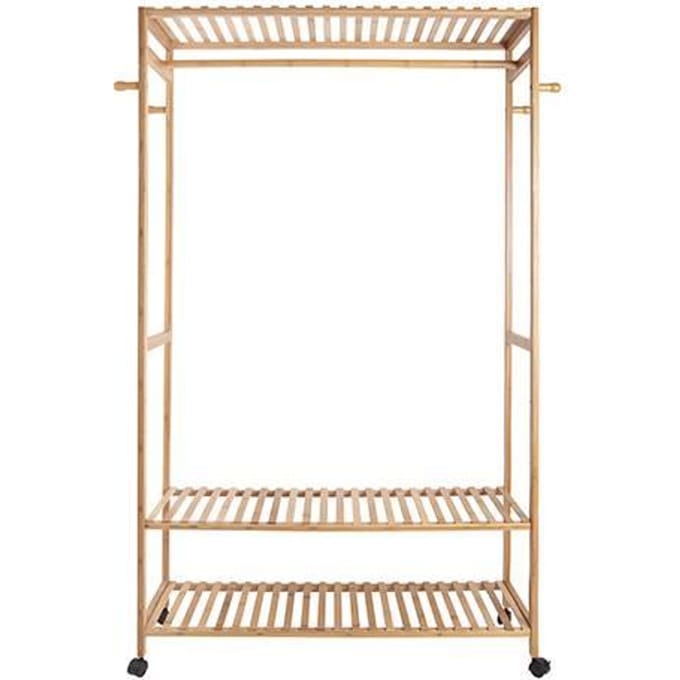 Leitmotiv Kledingrek Bamboo - Bamboe - 165x112,5x35cm - Scandinavisch
