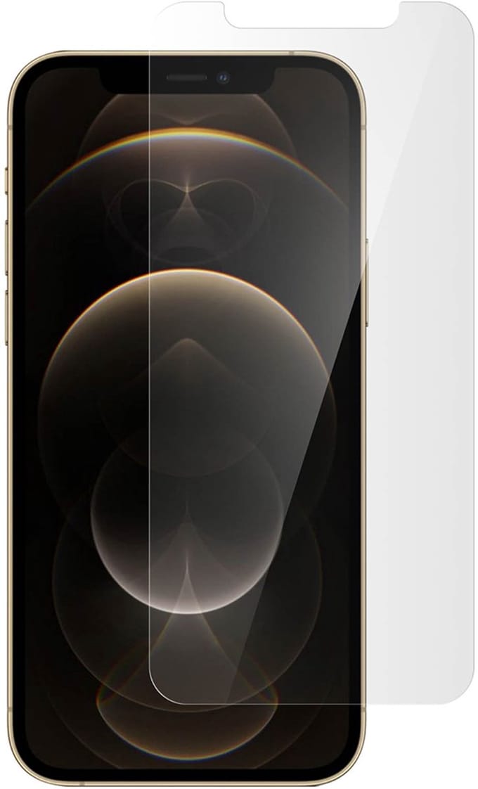 Bigben Connected, Screenprotector geschikt voor iPhone 12 Pro Max - Tempered Glass Anti-Scratch, Transparant