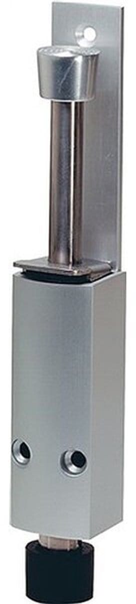 KWS deurstoppers 1224.02 alu.zilverkleur.lak.slaghoogte 90mm deurmontage - 1224.02