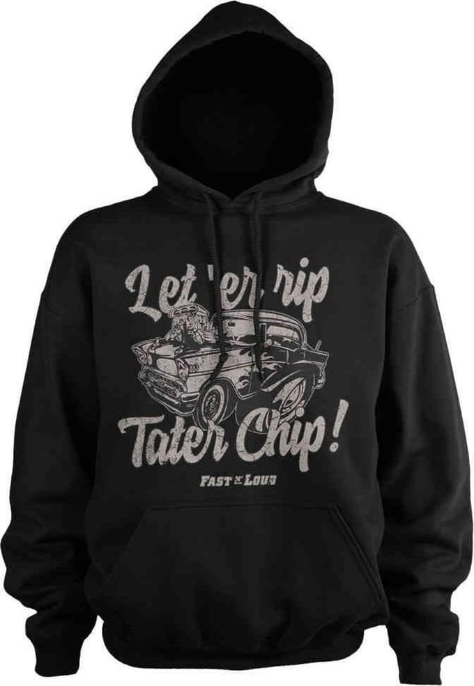 Fast N' Loud Hoodie/trui -M- Let 'Er Rip Tater Chip Zwart