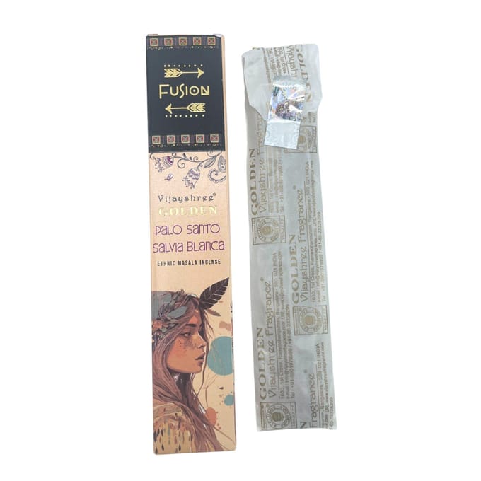 6x Bâtonnets d'Encens Palo Santo Et Sauge Blanche 15g