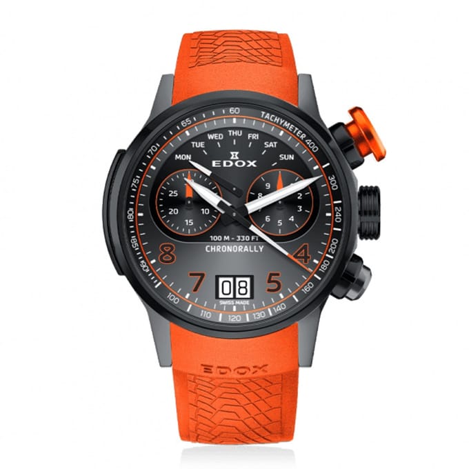 Edox Horloge 38003 TINGNOCAO GNO Chronorally Chronograph