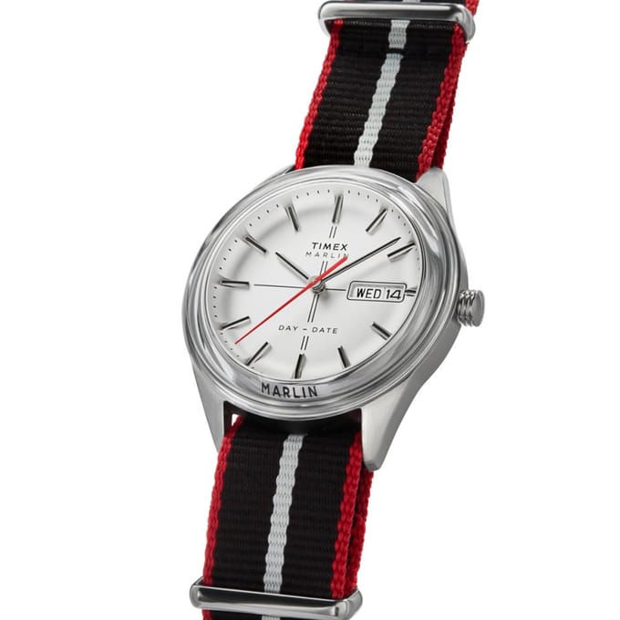 Timex Marlin Jet TW2Y37300 Horloge - Textiel - Zwart - Ø 38 mm