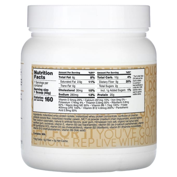 TransformHQ, MRS, Maaltijdvervangende Shake, Vanille, 10 oz (282,8 g)