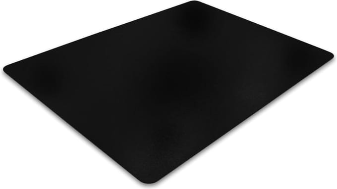Vloerbeschermer PVC - Zwart - Harde vloer - 120x150cm