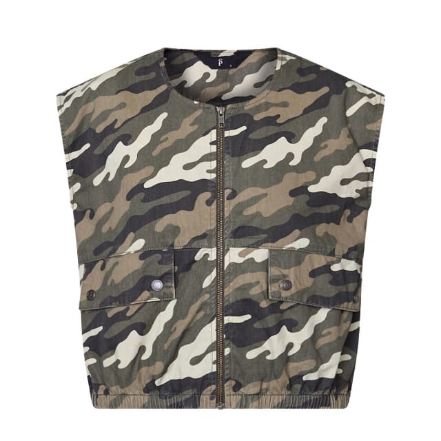 SisterS point Gilet Garwin Ve6 20065 Camouflage Dames Maat - L