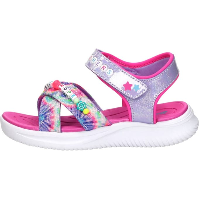 Skechers Jumpsters Tie Dye Sandalen paars Textiel - Sneakers - Unisex