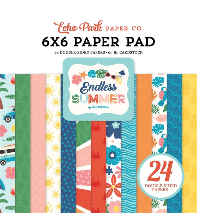 Echo Park - Endless Summer - 6x6 Inch - Paper Pad (ES274023)