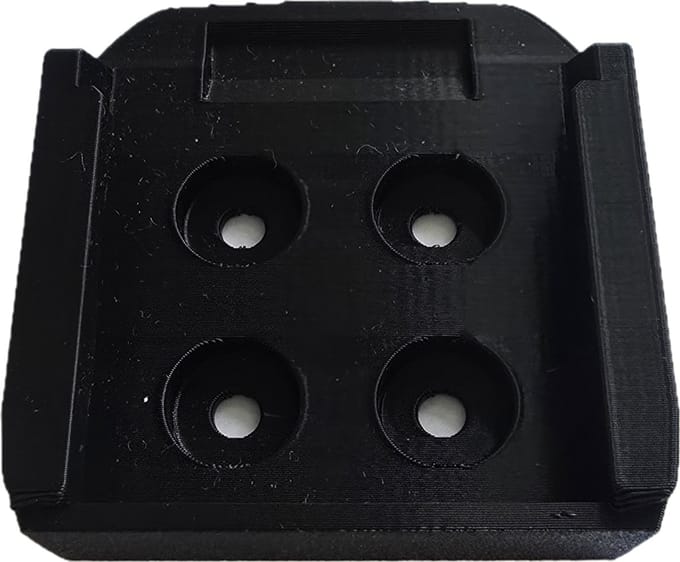 Vormvast accuhouder voor Makita 18V