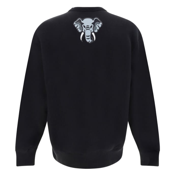 Kenzo Paris groot logo zwart sweatshirt