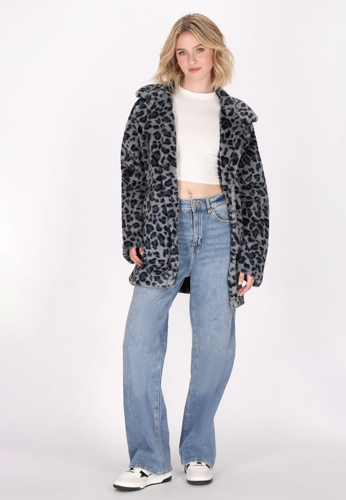 Mymo jas Dames Blauw Veelkleurig