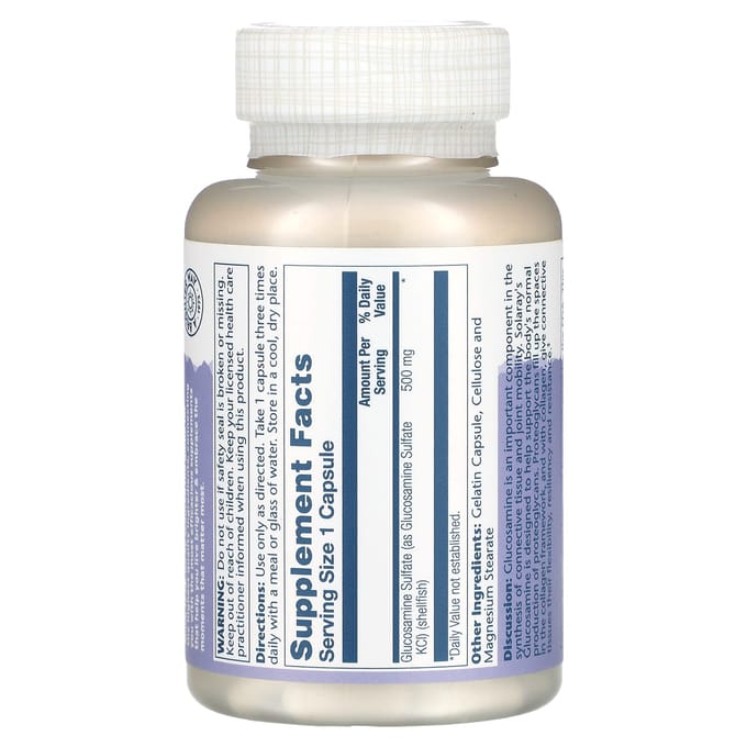 Glucosaminesulfaat, 500 mg, 120 capsules