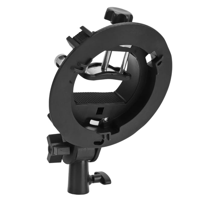 S-type beugel voor Bowens-vattinghouder S-type beugelhouder voor Speedlite Flash Snoot Softbox black