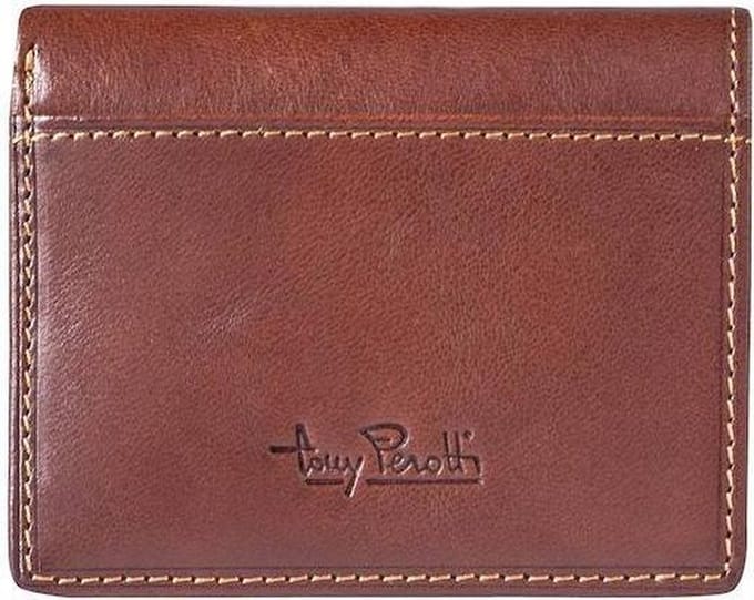 Tony Perotti - Creditcardhouder met papiergeldvak - Donkerbruin
